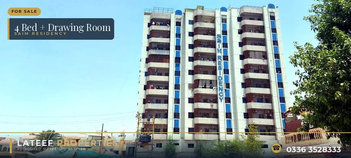 4-Bed Flat in Saim Residency, Gulshan-e-Iqbal 13-D/2 — Urgent Sale 8