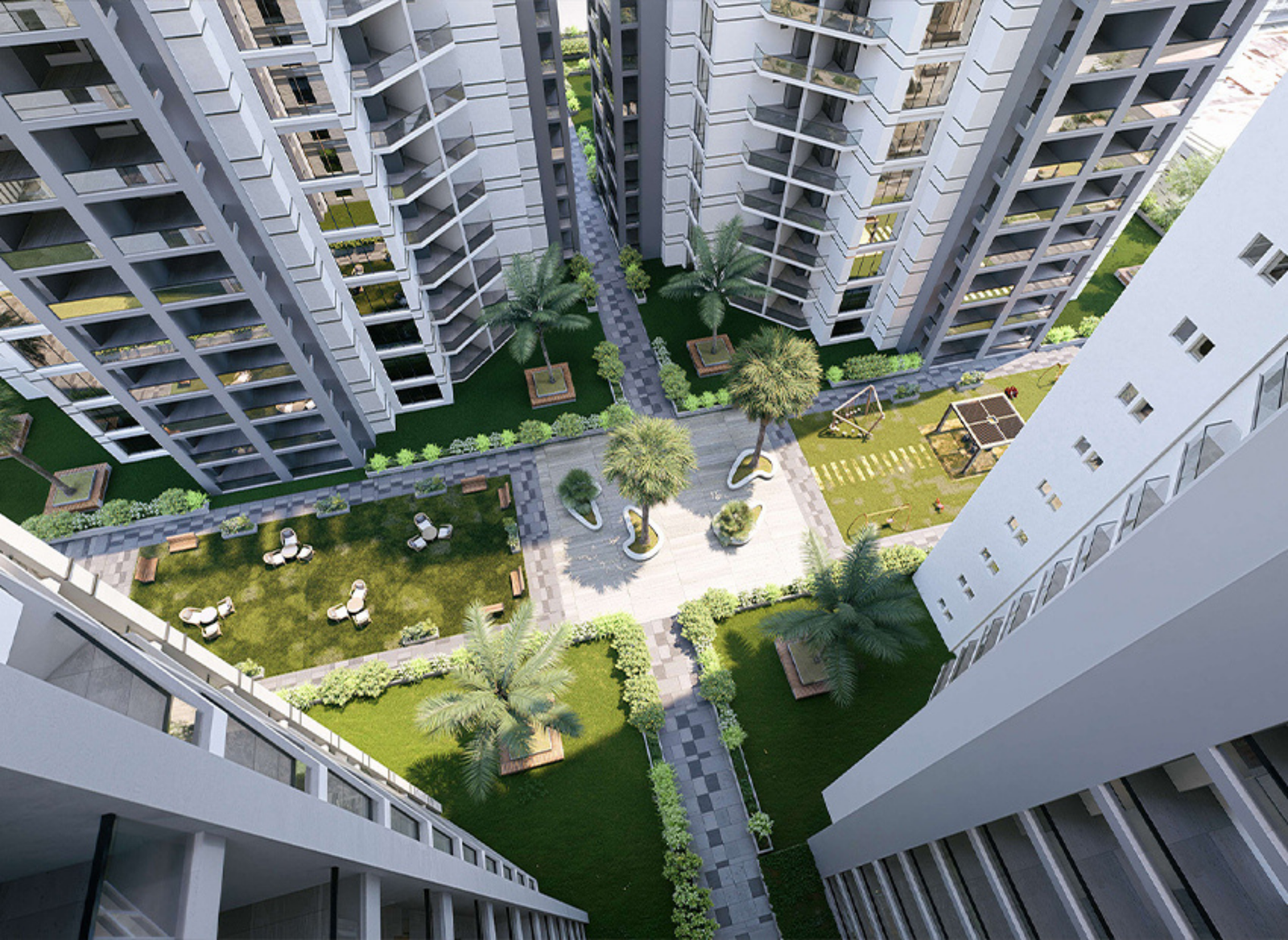 Saima Centre Point Karachi - park view